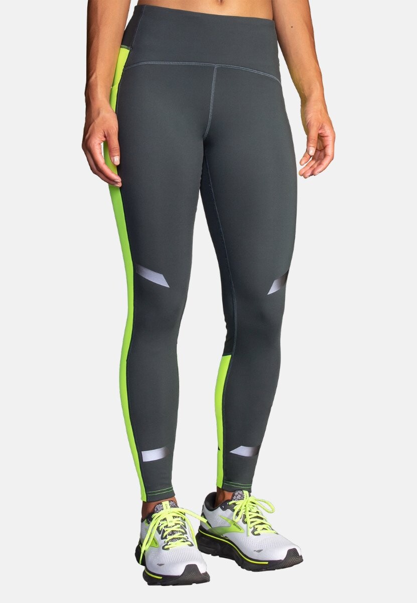 

Леггинсы RUN VISIBLE THERMAL TIGHT Brooks, цвет asphalt nightlife