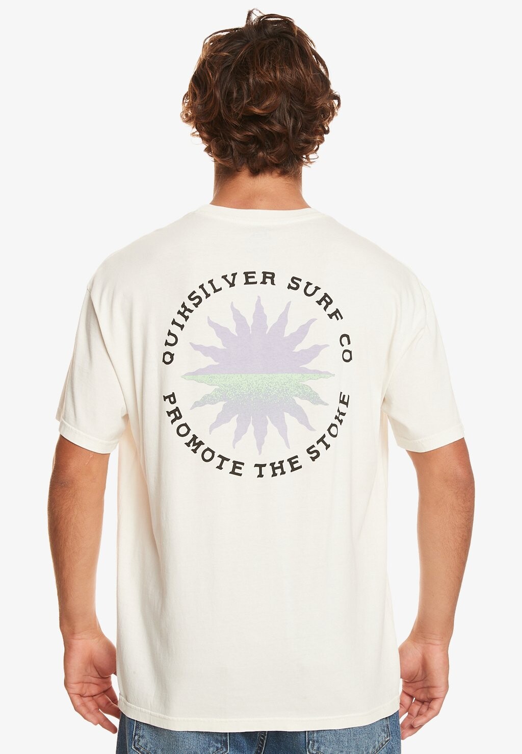 

Футболка с принтом Quiksilver, белый
