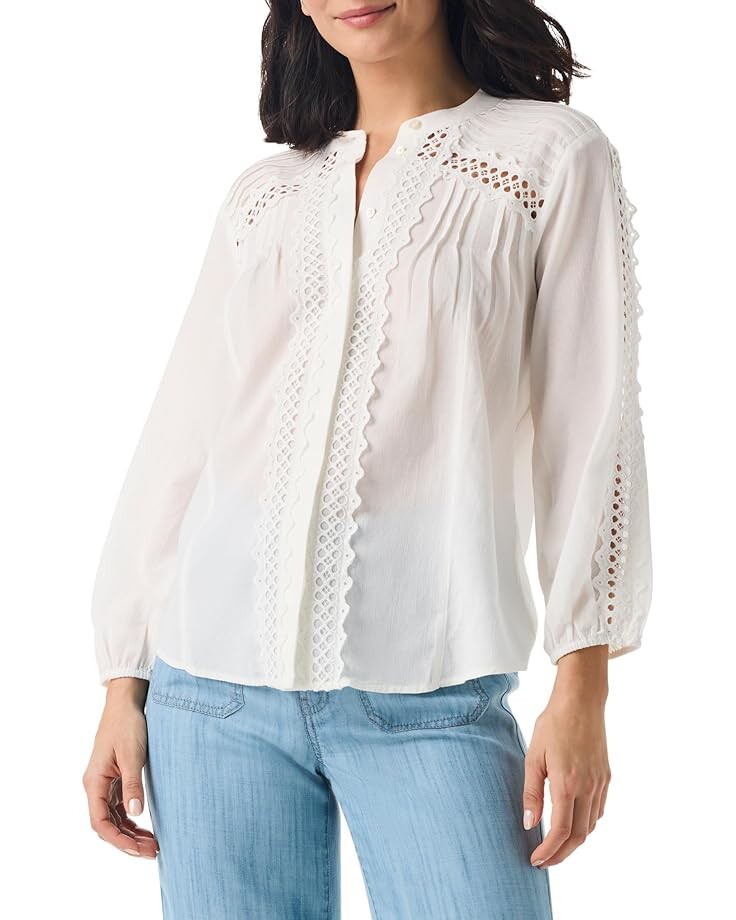 

Рубашка NIC+ZOE Breezy Clouds, цвет Classic Cream