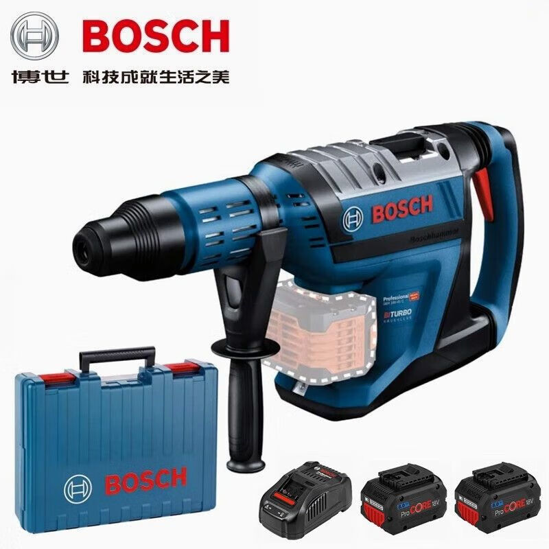 Перфоратор Bosch GBH18V-45C + два аккумулятора, зарядное устройство, кейс