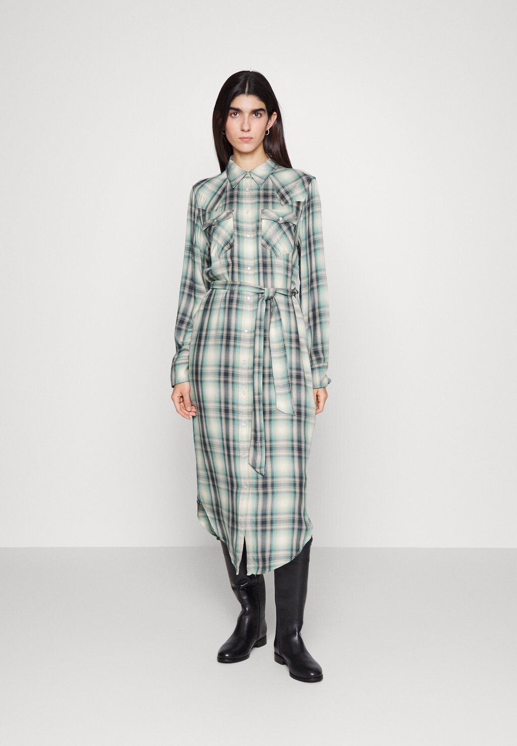 

Платье-рубашка Lauren Ralph Lauren, синий