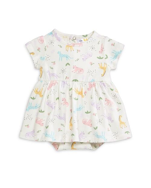 

Боди с юбкой в виде животных для девочек – для малышей Bloomie's Baby, цвет Ivory/Cream