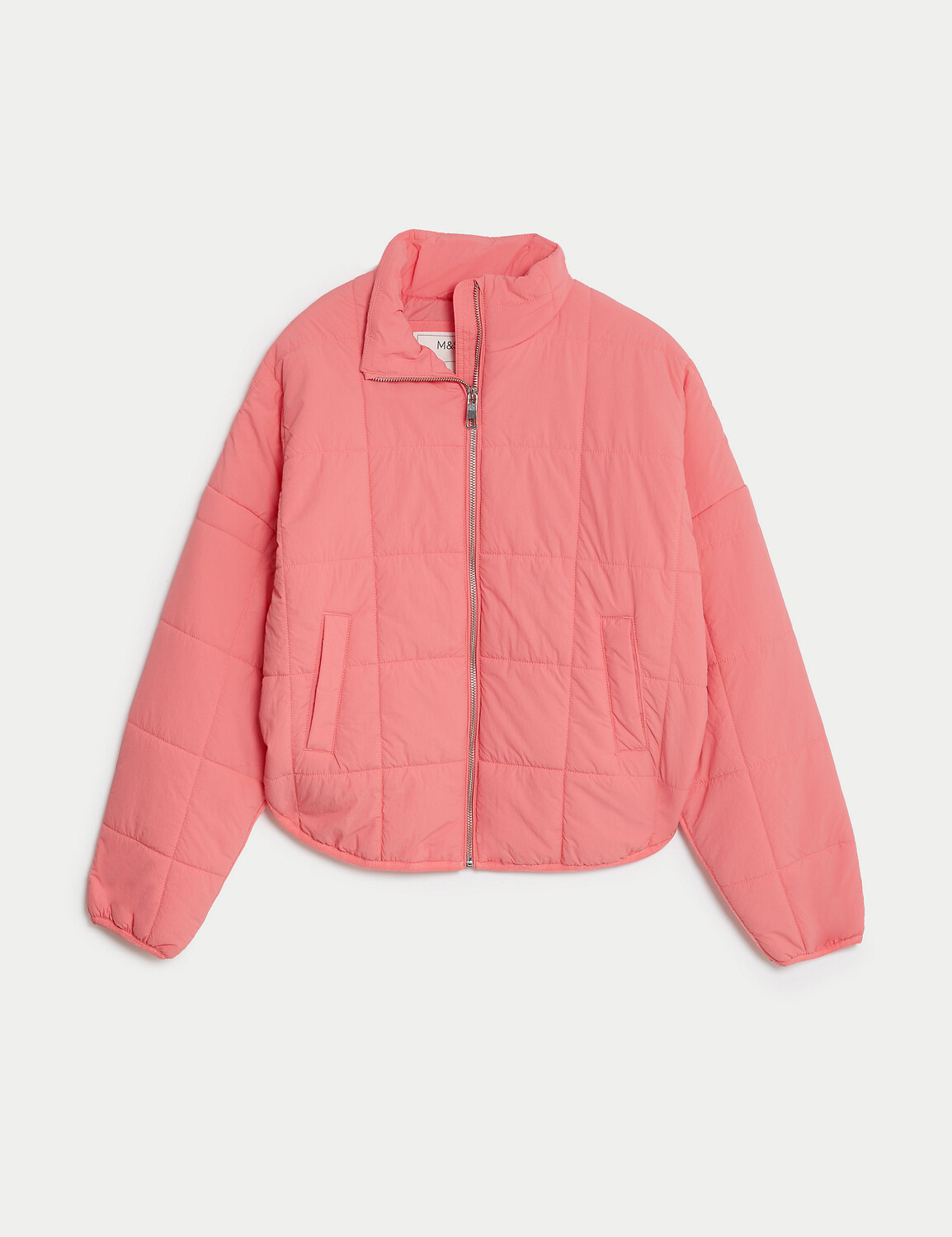 

Стеганая куртка (6–16 лет) Marks & Spencer, коралл