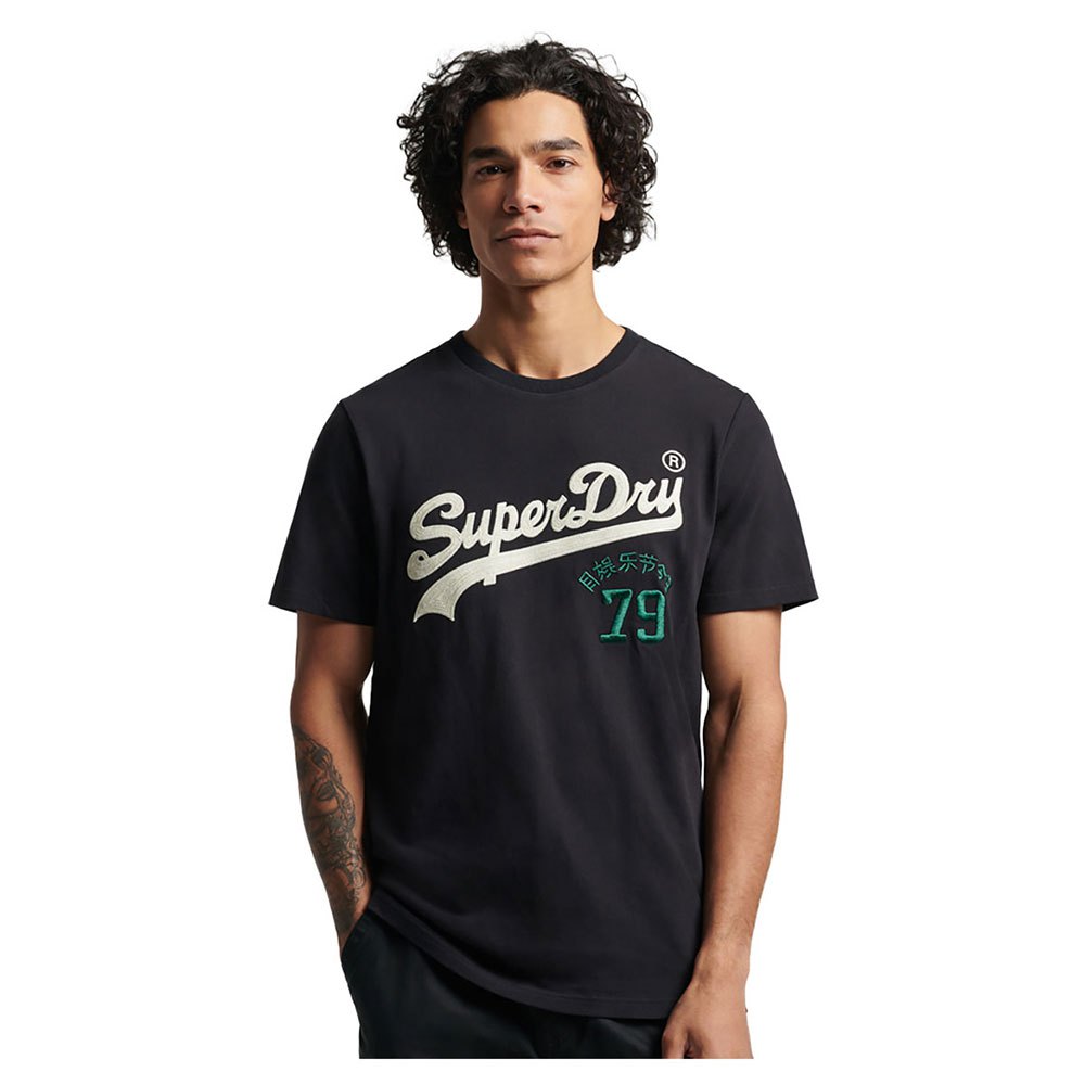 Футболка Superdry Vintage Vl Interest, черный футболка superdry vintage vl interest черный