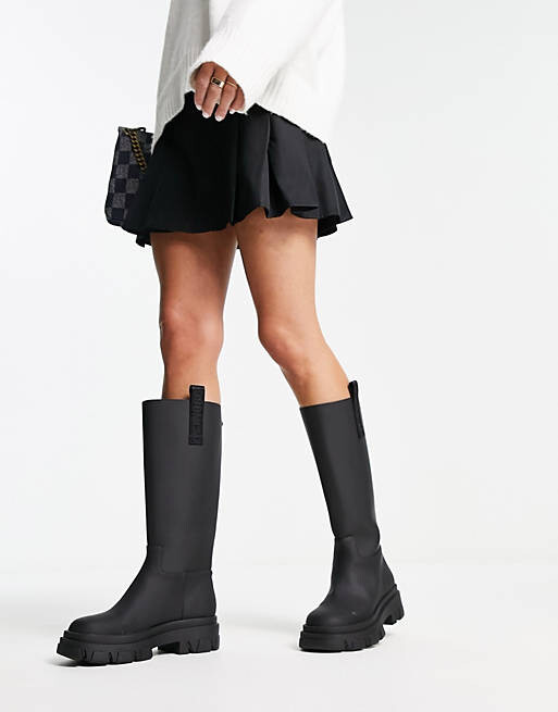 

Черные массивные ботинки на шнуровке Steve Madden Lodge, Черный