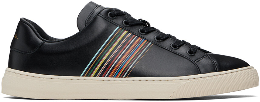 

Черные кожаные кроссовки Hansen Paul Smith