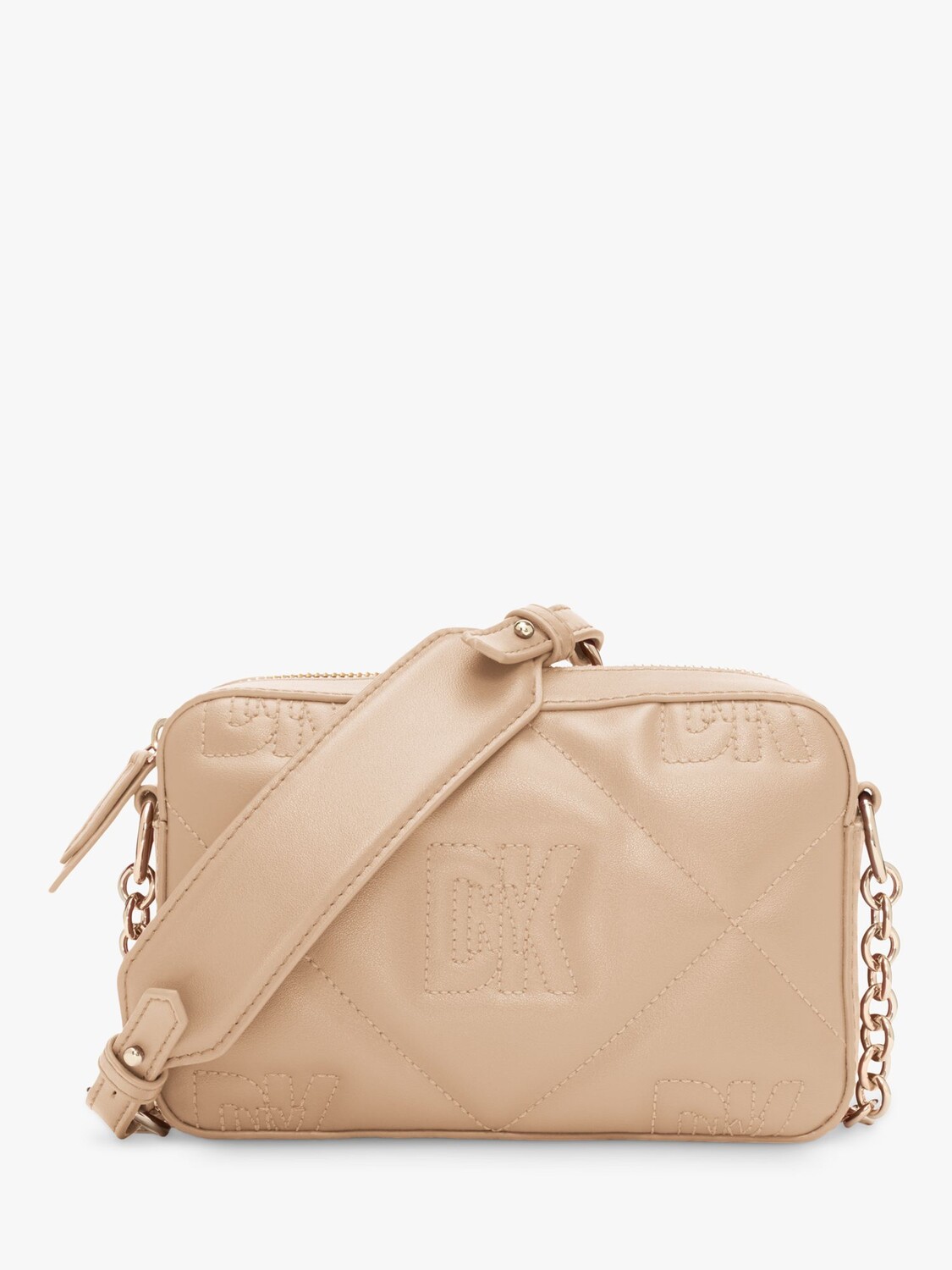

Кожаная стеганая сумка для фотокамеры Crosstown DKNY, нейтральный