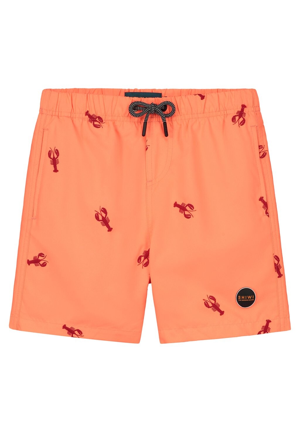 

Шорты для плавания LOBSTER EMBROIDERY Shiwi, цвет neon orange