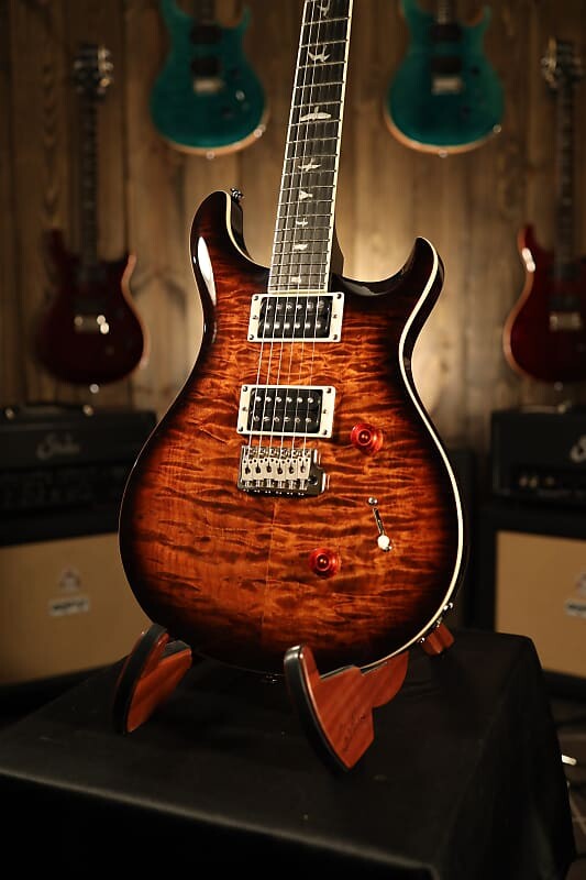 

Электрогитара PRS SE Custom 24 Quilt Black Gold Burst 7740