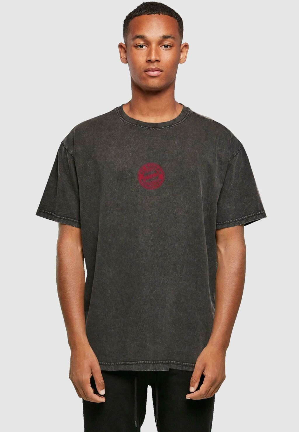 

Футболка с принтом ACID WASHED HEAVY OVERSIZE TEE FC Bayern München, цвет black