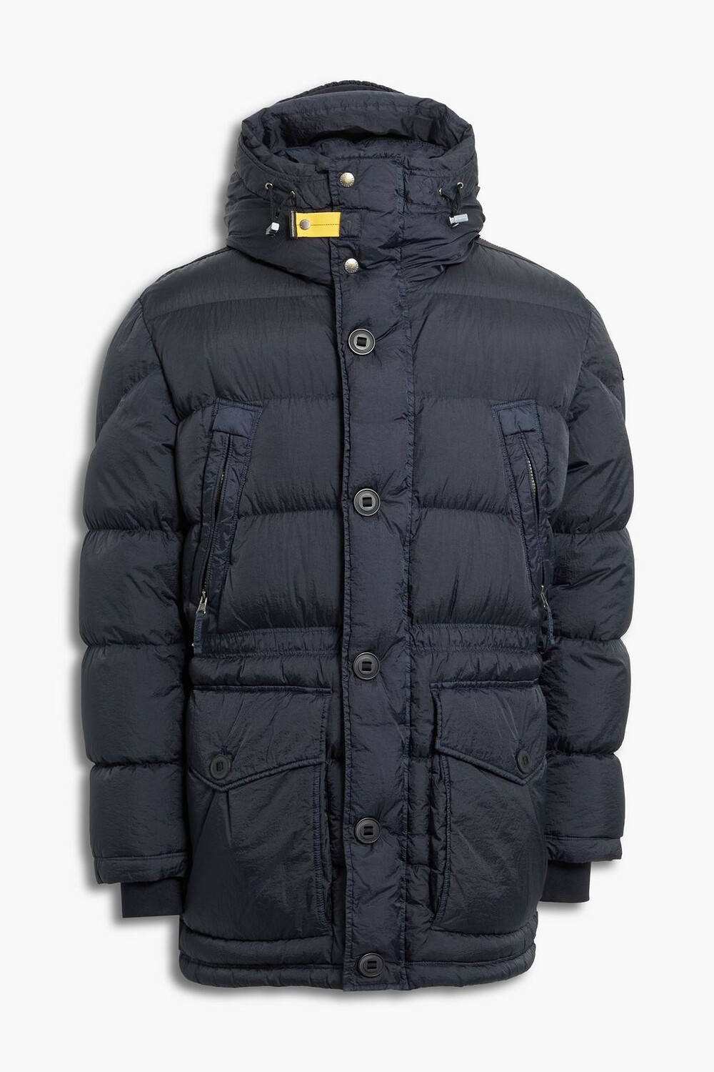 

Стеганое пальто с капюшоном PARAJUMPERS, синий