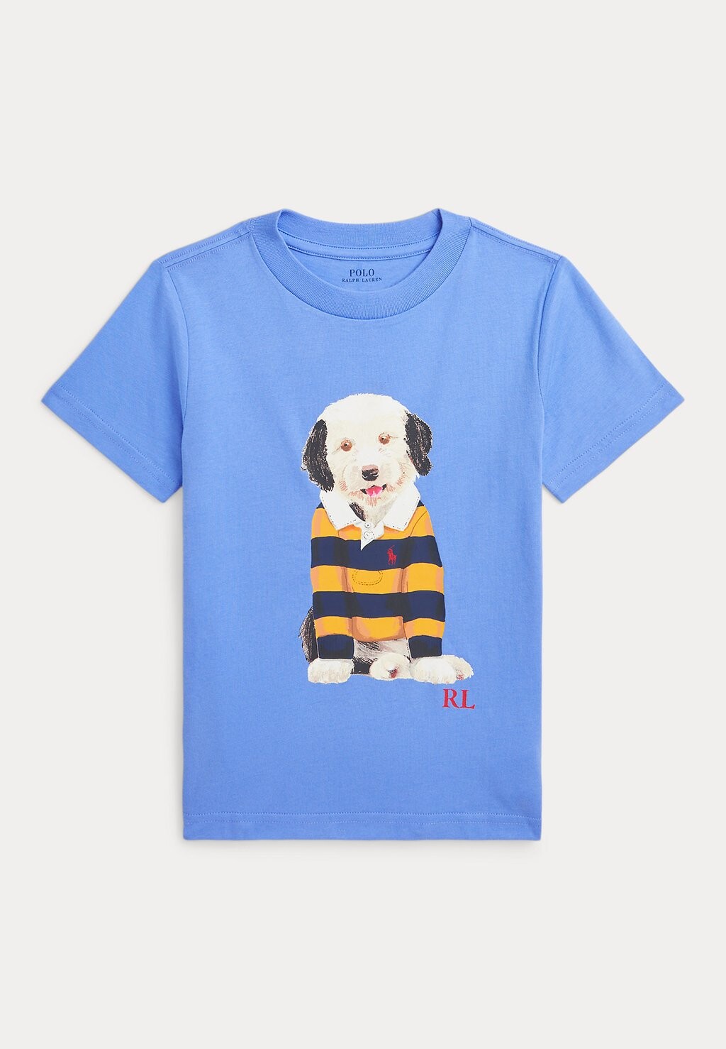 

Футболка с принтом Polo Ralph Lauren, цвет harbor island blue