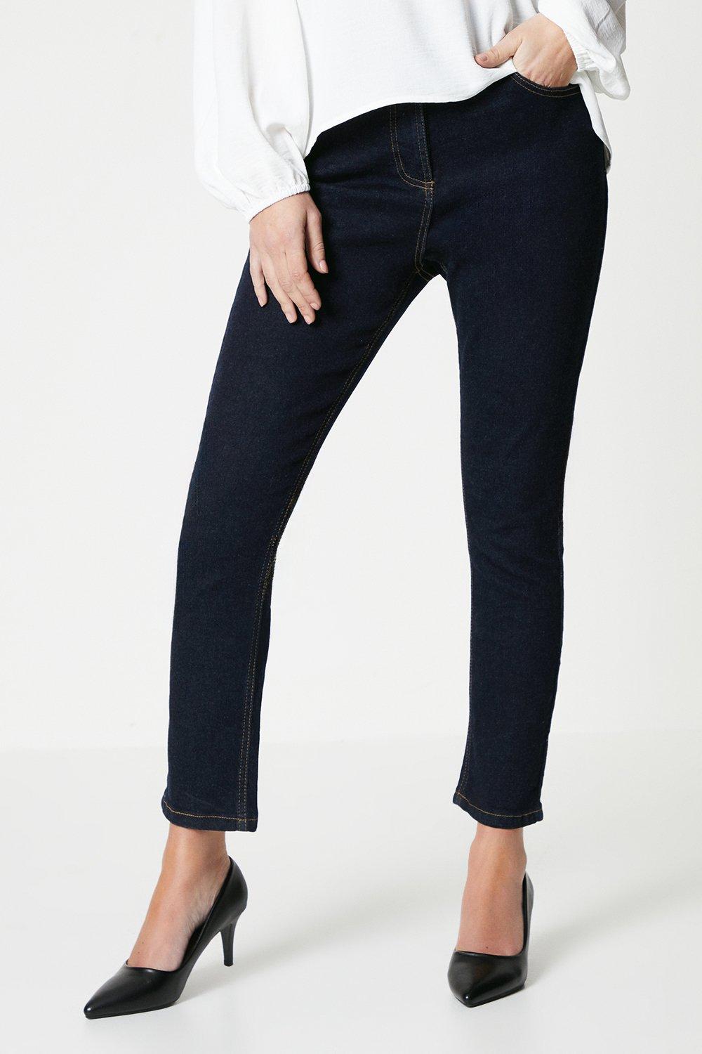 цена Миниатюрные прямые джинсы Wallis, синий