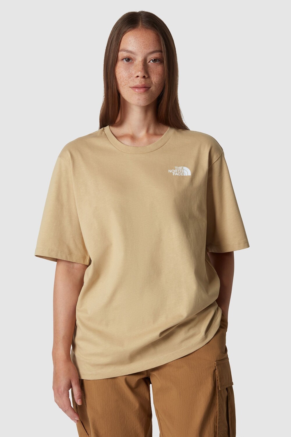 

Футболка Simple Dome кроя-бойфренда The North Face, коричневый