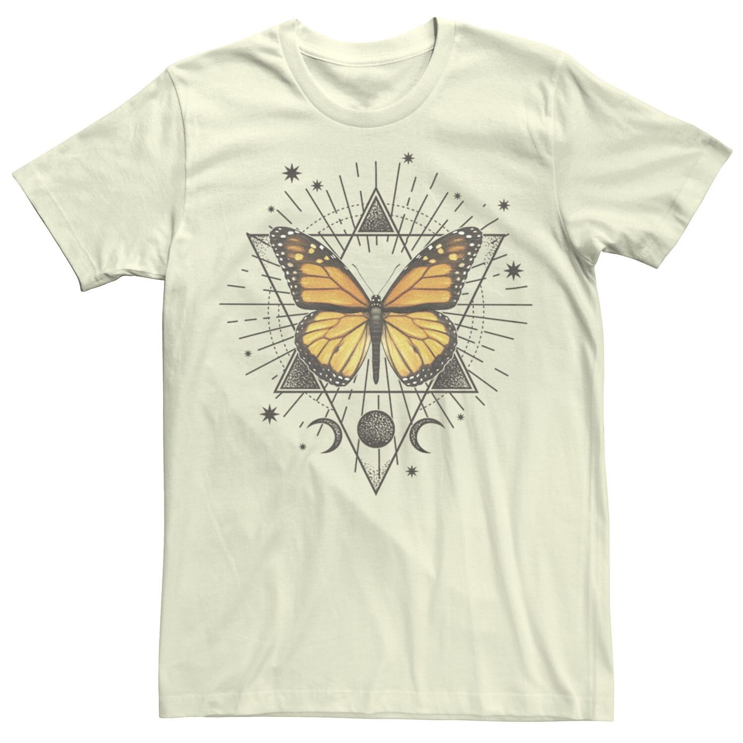 

Детская футболка с рисунком бойфренда Butterfly Celestial Pyramids And Moons