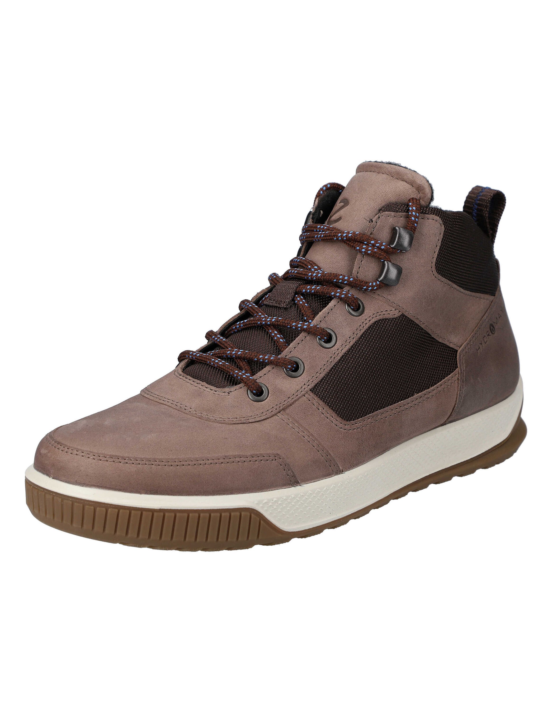 Высокие кроссовки Ecco Hightop Byway Tred, цвет taupe/coffee кеды высокие ecco byway tred