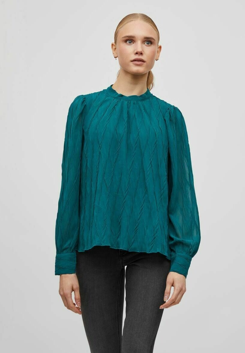 

Блузка VILA LANGARM HIGH NECK, цвет shaded spruce