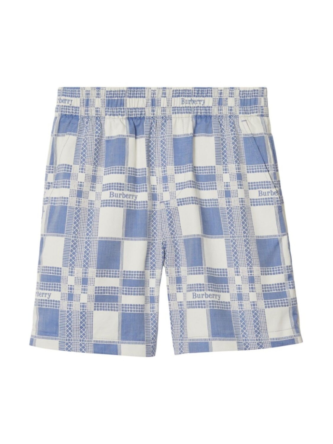 

Burberry Kids шорты в клетку, синий
