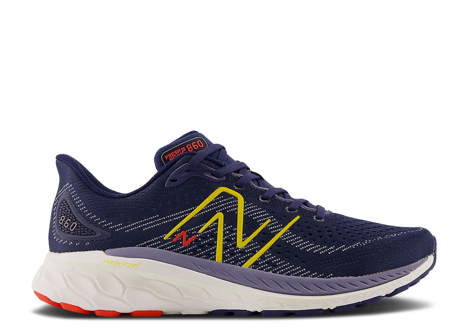 

Кроссовки New Balance Fresh Foam X 860V13 2E Wide 'Navy Ginger Lemon', синий
