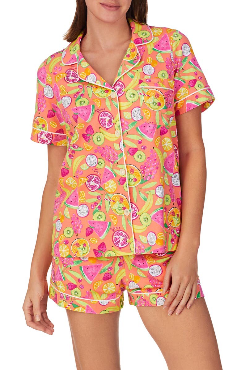 

Короткая пижама из джерси из органического хлопка с принтом BEDHEAD PAJAMAS