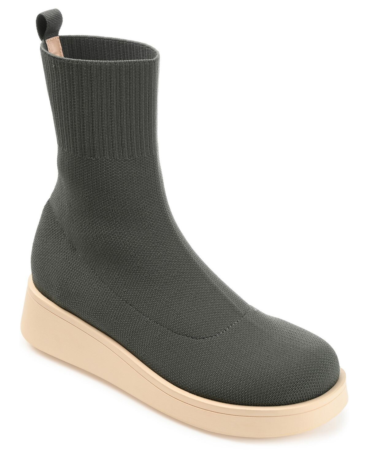 

Женские ботинки-носки Ebby Journee Collection, зеленый