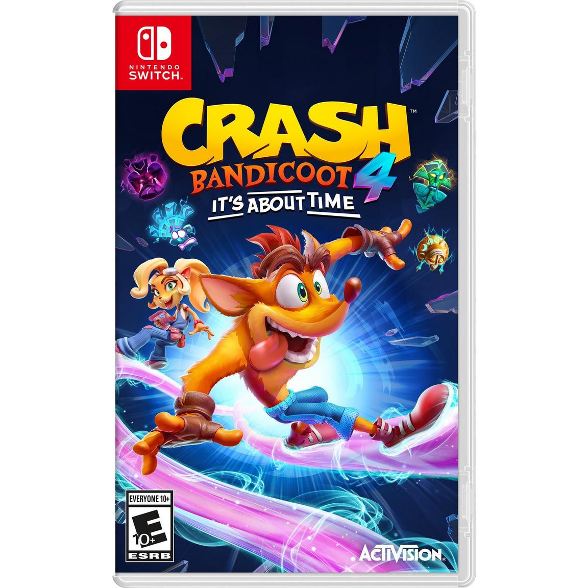 Видеоигра Crash Bandicoot 4: It's About Time - Nintendo Switch сувенир pyramid 3d постер crash bandicoot mask power up