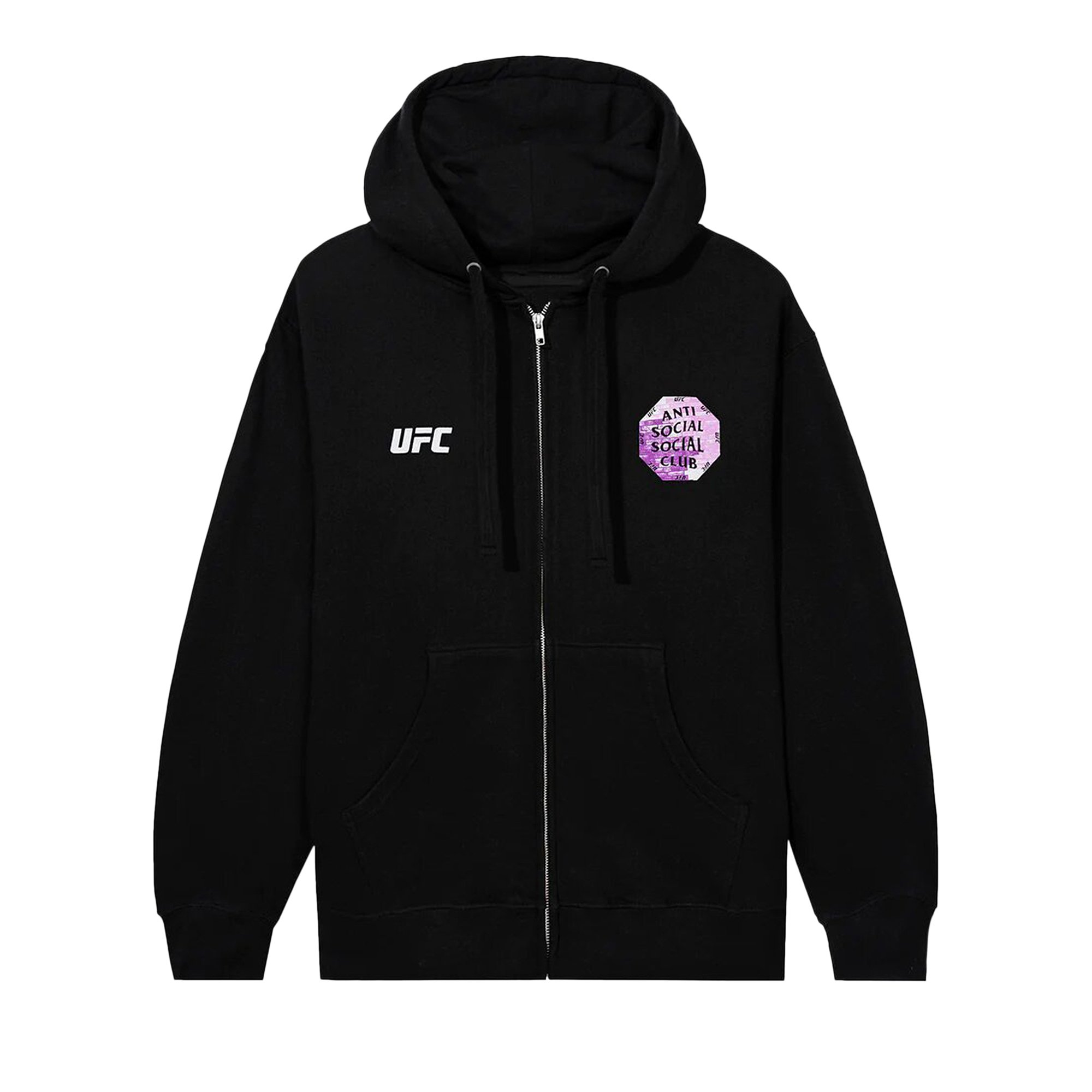 

Толстовка на молнии Anti Social Social Club x UFC Conned Черная, Черный