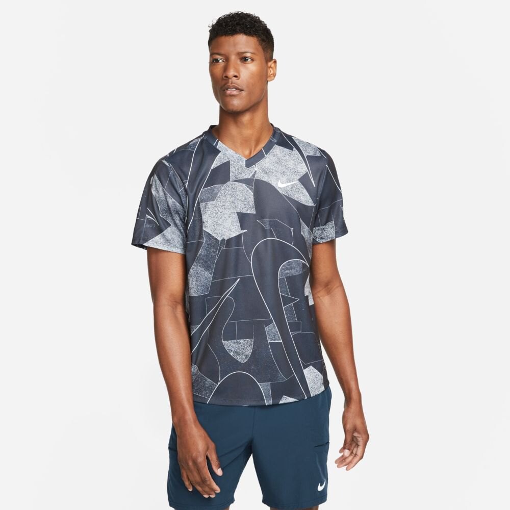 

Футболка Nike Court Dri Fit Victory Printed, серый