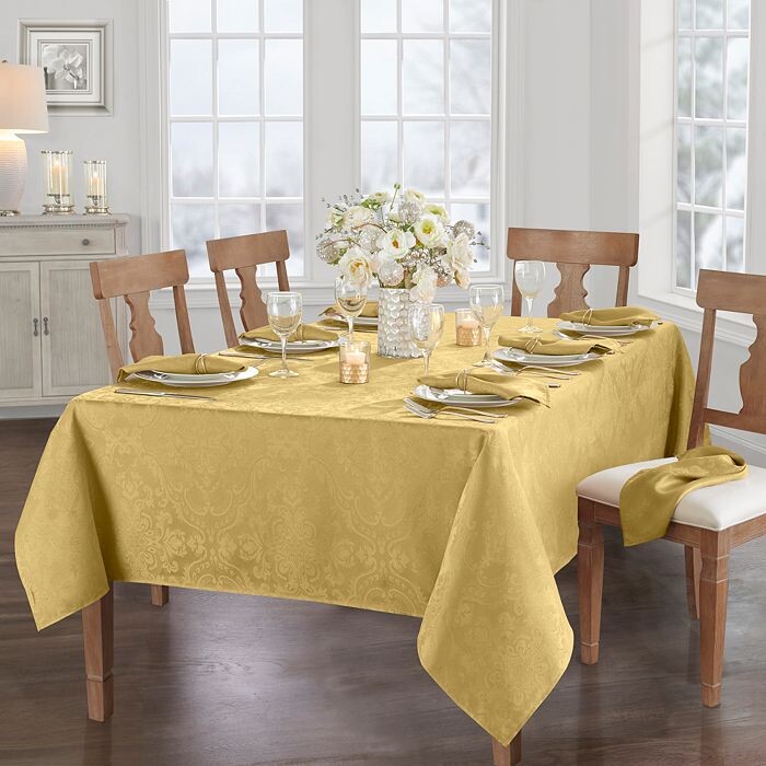 

Caiden Elegance Дамасские салфетки, набор из 4 шт. Elrene Home Fashions, золото