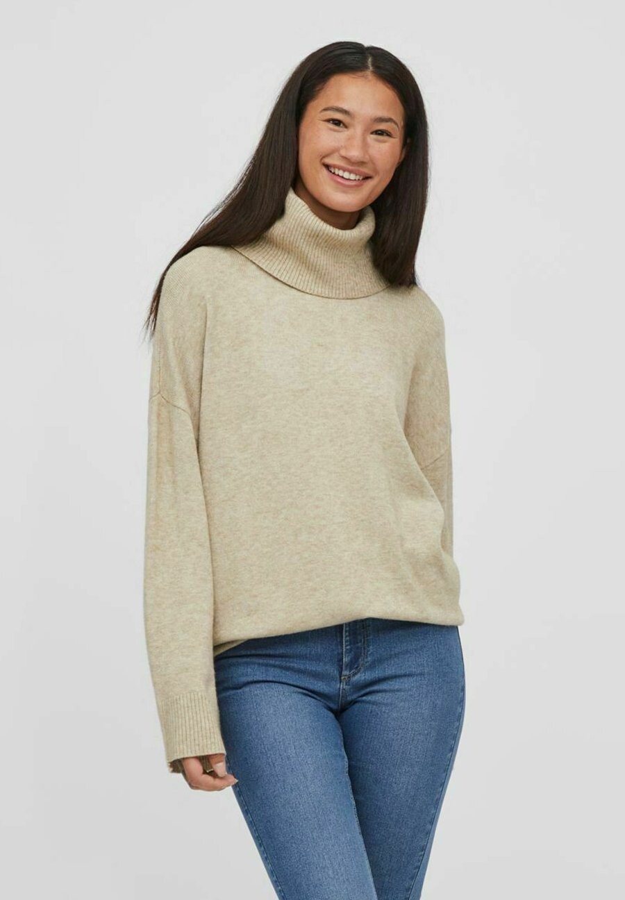 

Свитшот VILA OVERSIZE, цвет natural melange