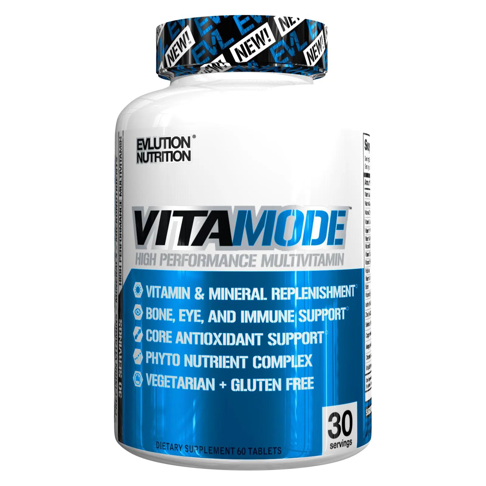 EVLution Nutrition VitaMode 60 Tablets evlution nutrition engn pre workout engine вкус синей ветки 9 унций 255 г