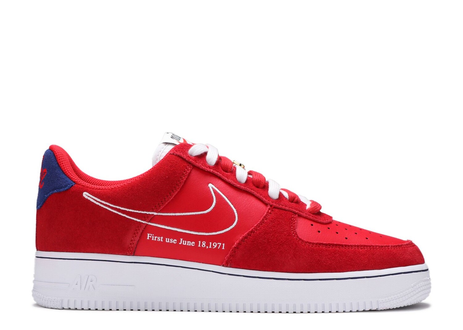 

Кроссовки Nike Air Force 1 '07 Lv8 'First Use - University Red', красный
