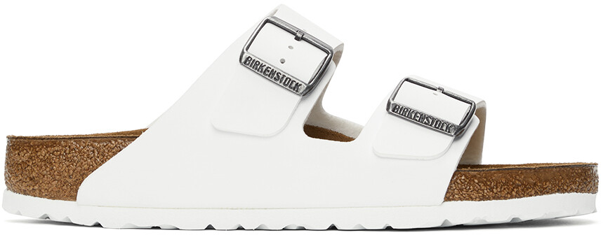 

Белые сандалии Birkenstock Regular Birko-Flor Arizona