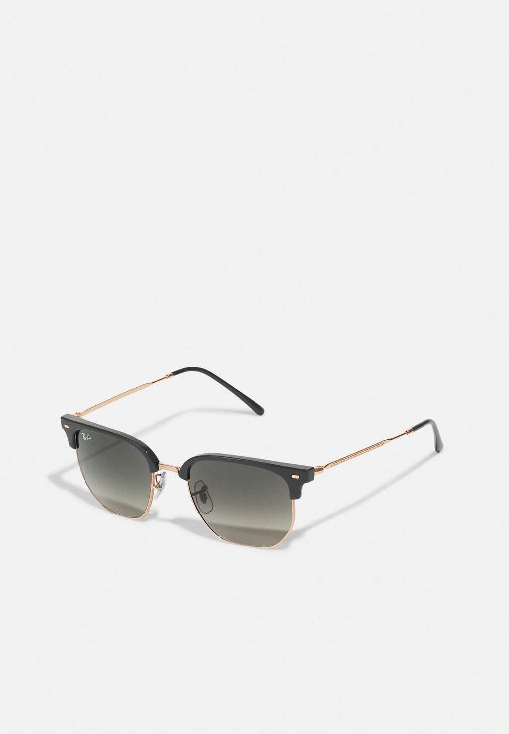 

Солнцезащитные очки New Clubmaster Unisex Ray-Ban, цвет dark grey on rose gold