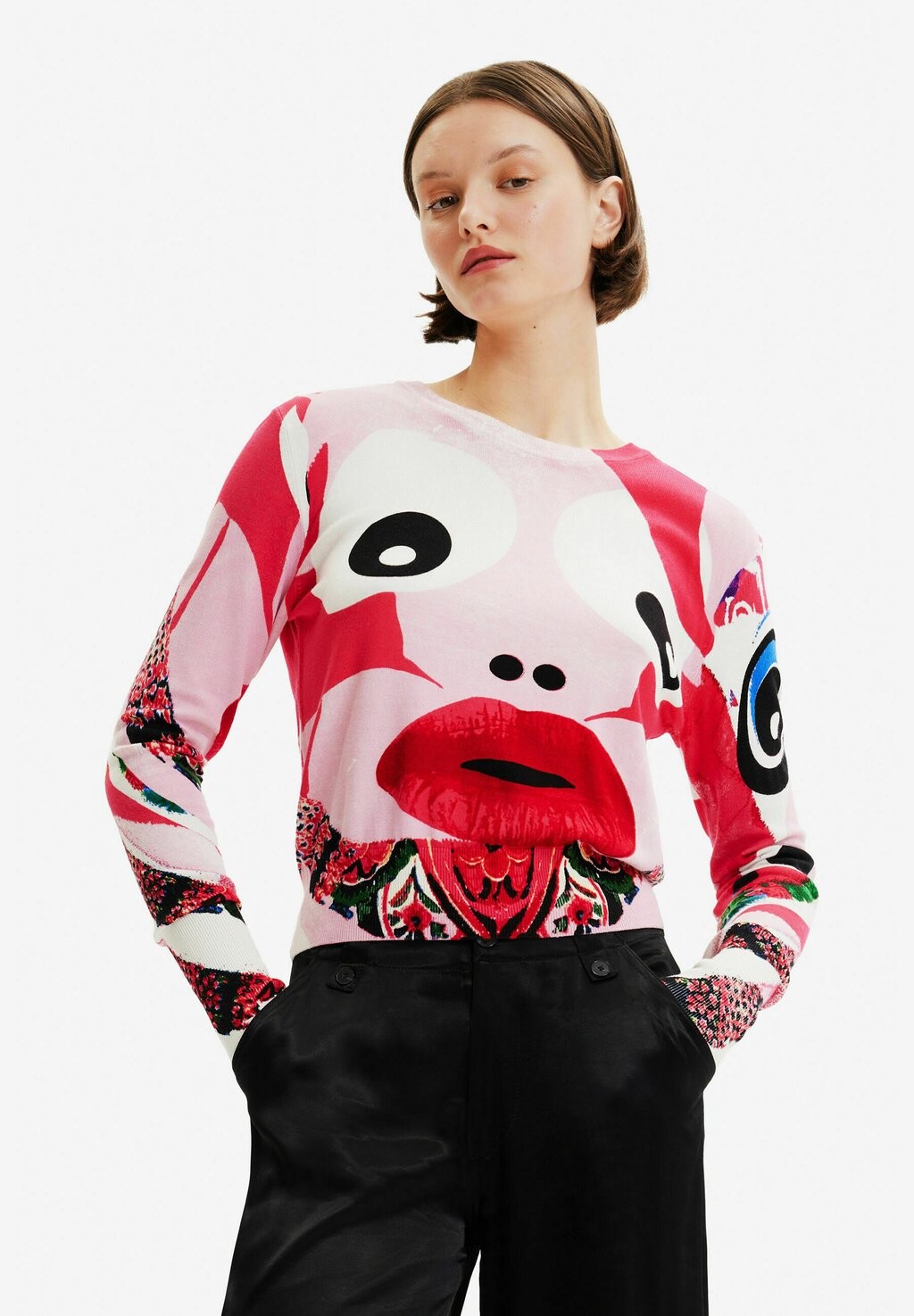 

Свитер Desigual, красный