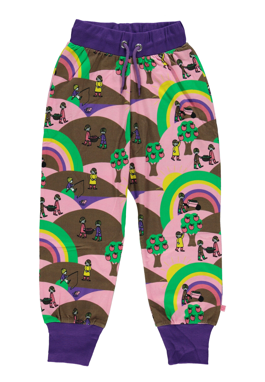 

Спортивные брюки Småfolk Hose Landschaft, цвет sea pink
