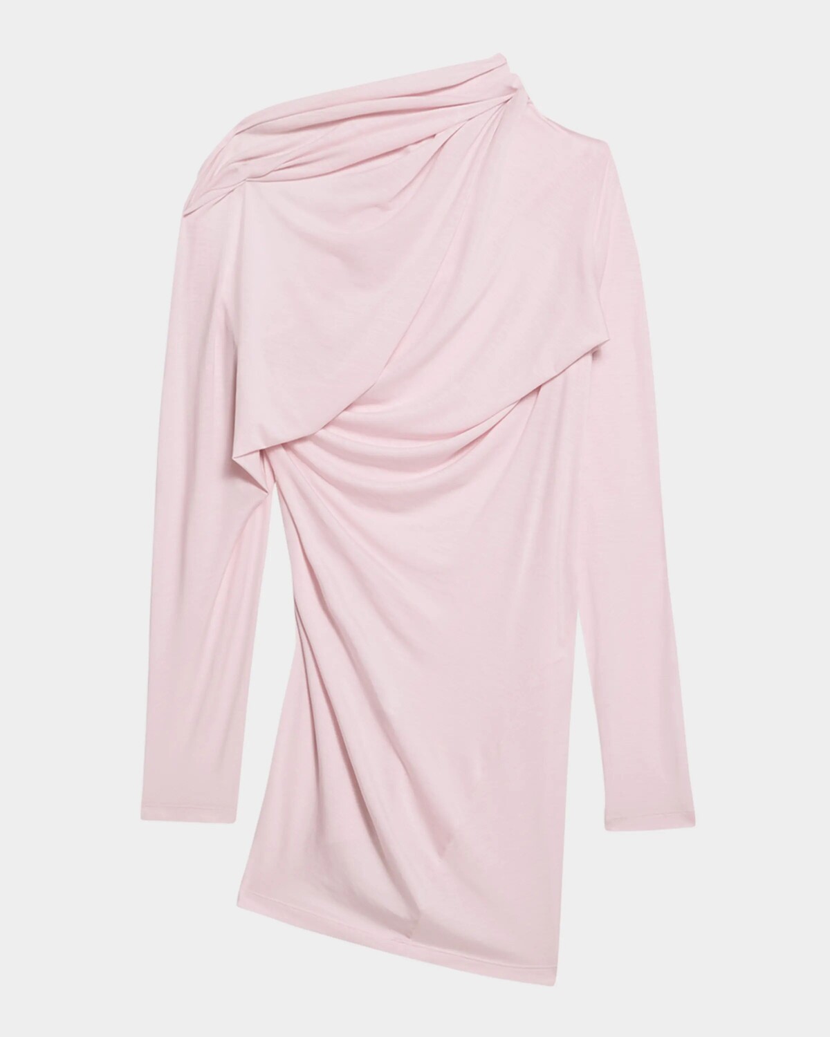 

Драпированный топ из джерси Cloud с длинными рукавами Helmut Lang, черный