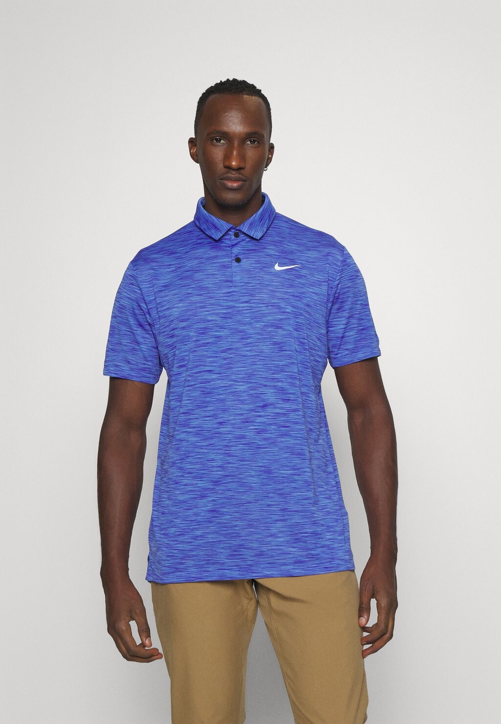 

Поло DRYFIT TOUR SPACE DYE Nike, лазурит/полярный белый