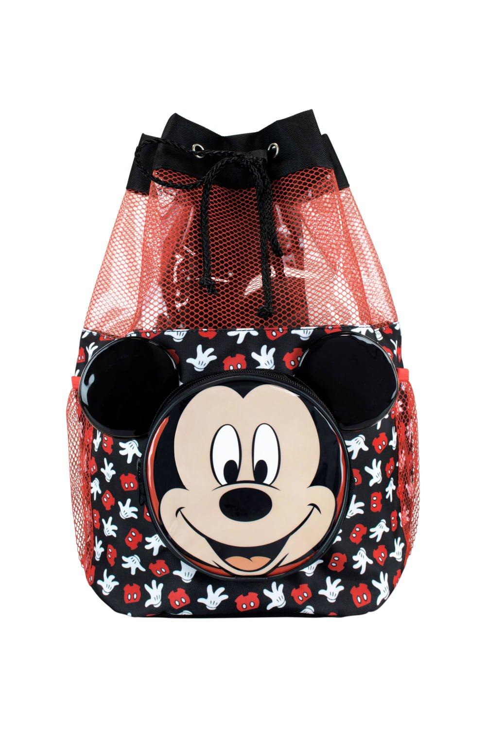 Сумка для плавания с Микки Маусом Disney, черный детский рюкзак с микки маусом и друзьями disney красный