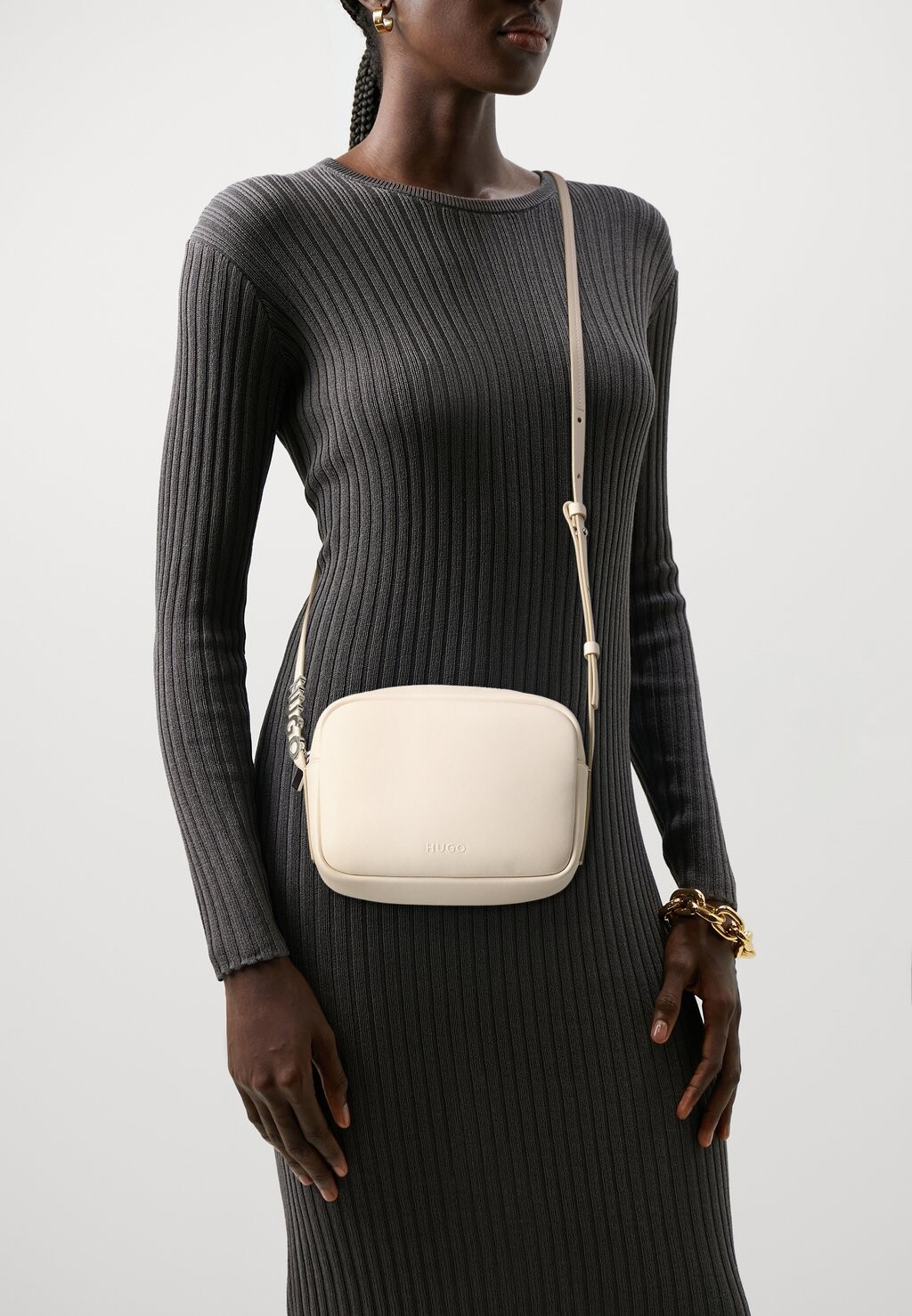 Сумка через плечо MEL CROSSBODY HUGO, цвет open white сумка hugo цвет open white