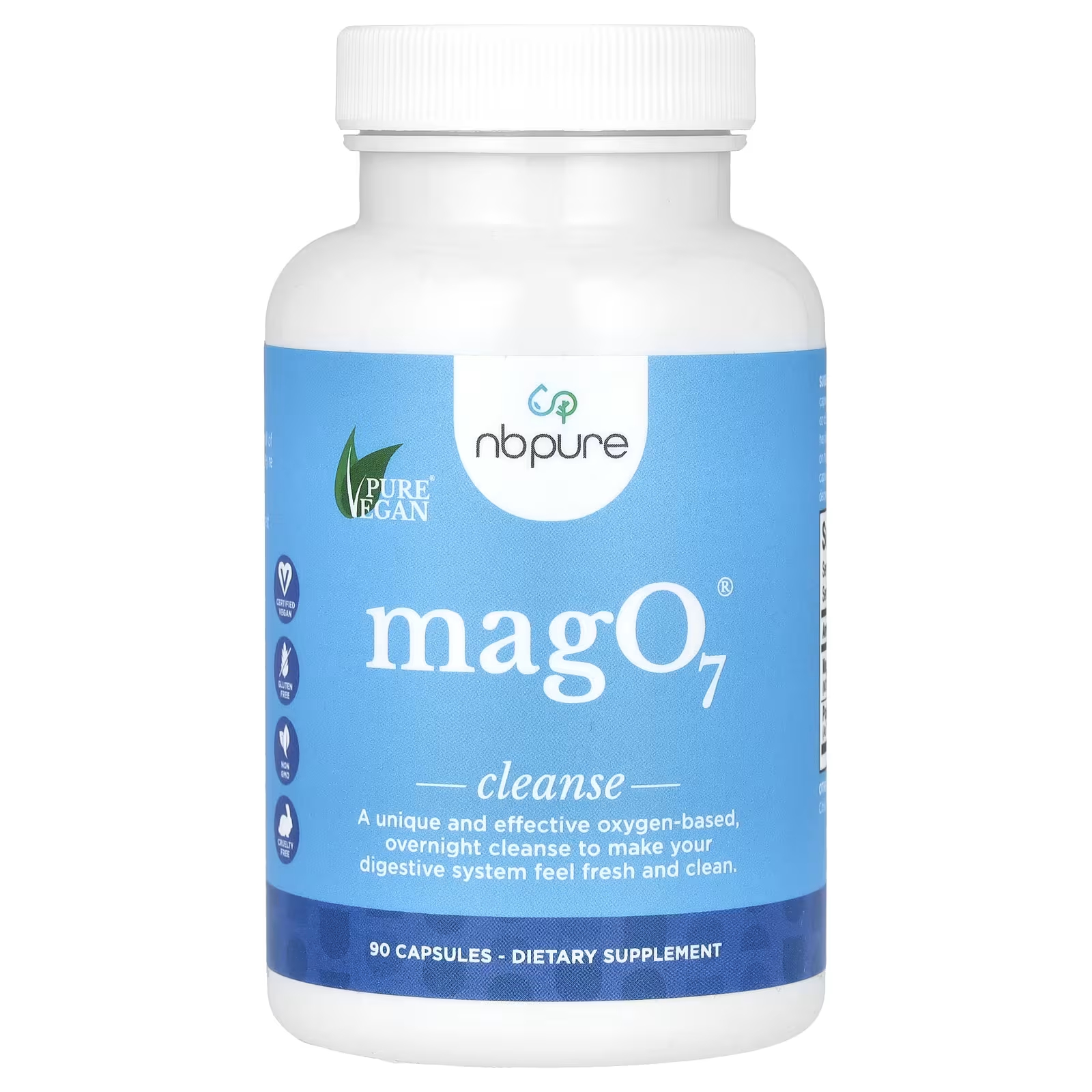 Пищевая добавка NB Pure MagO7 без глютена, 90 капсул