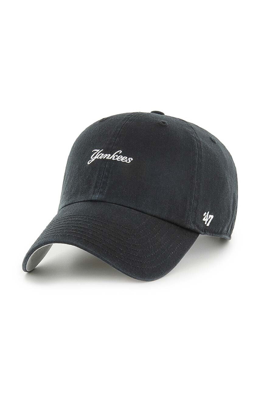 

Хлопковая бейсболка 47 бренда MLB New York Yankees 47 Brand, черный