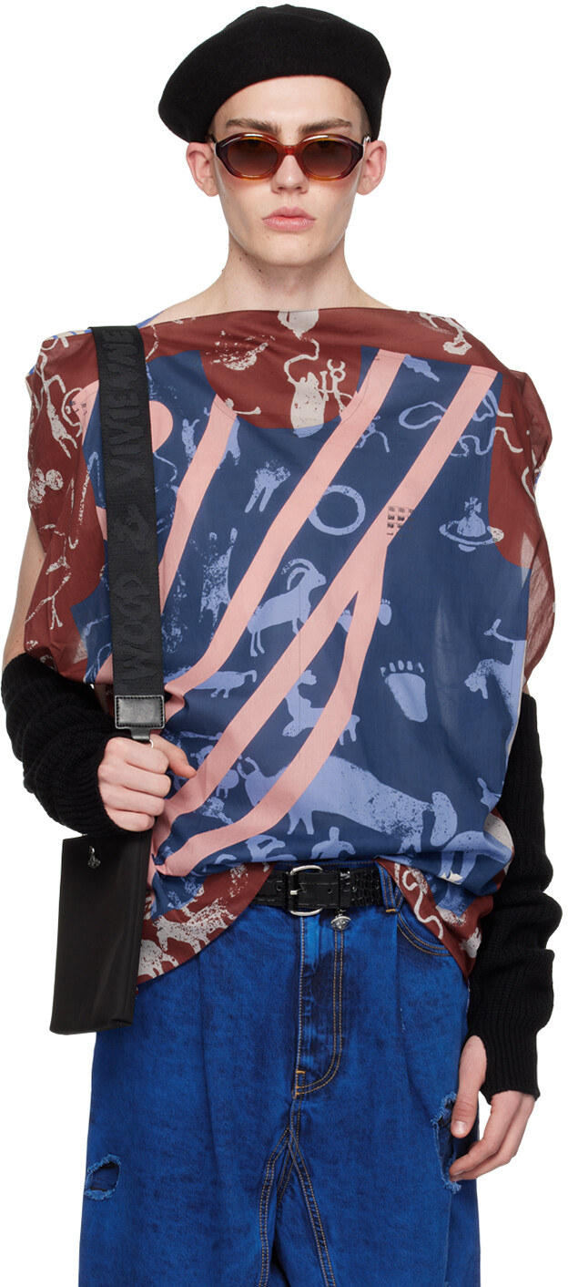 

Разноцветная пляжная футболка Vivienne Westwood