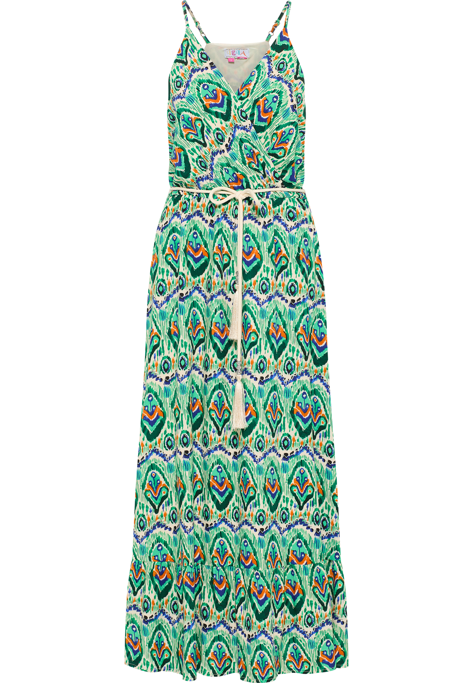 Платье IZIA Maxi Mit Allover Print, цвет Grün Mehrfarbig платье izia maxi mit print цвет kamel mehrfarbig