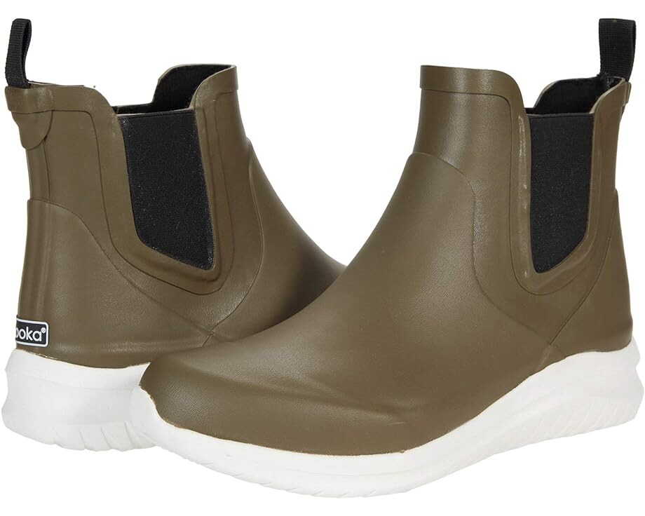 

Ботинки Chooka Bellevue Rain Chelsea Rain Boots, оливковый