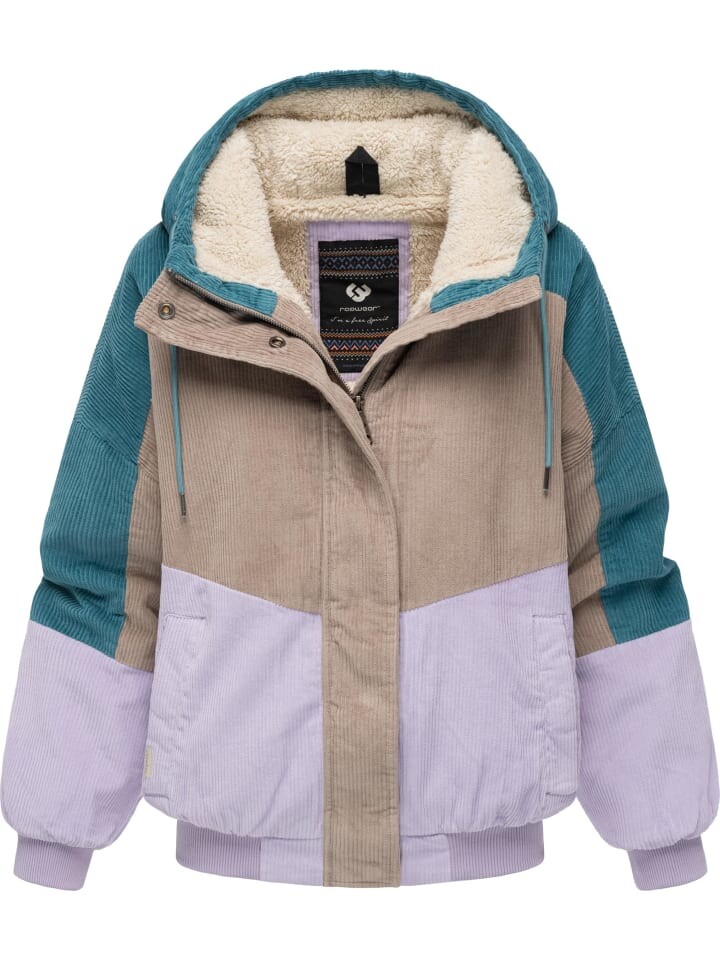 

Пуховик ragwear Queny Corduroy, цвет ocean green