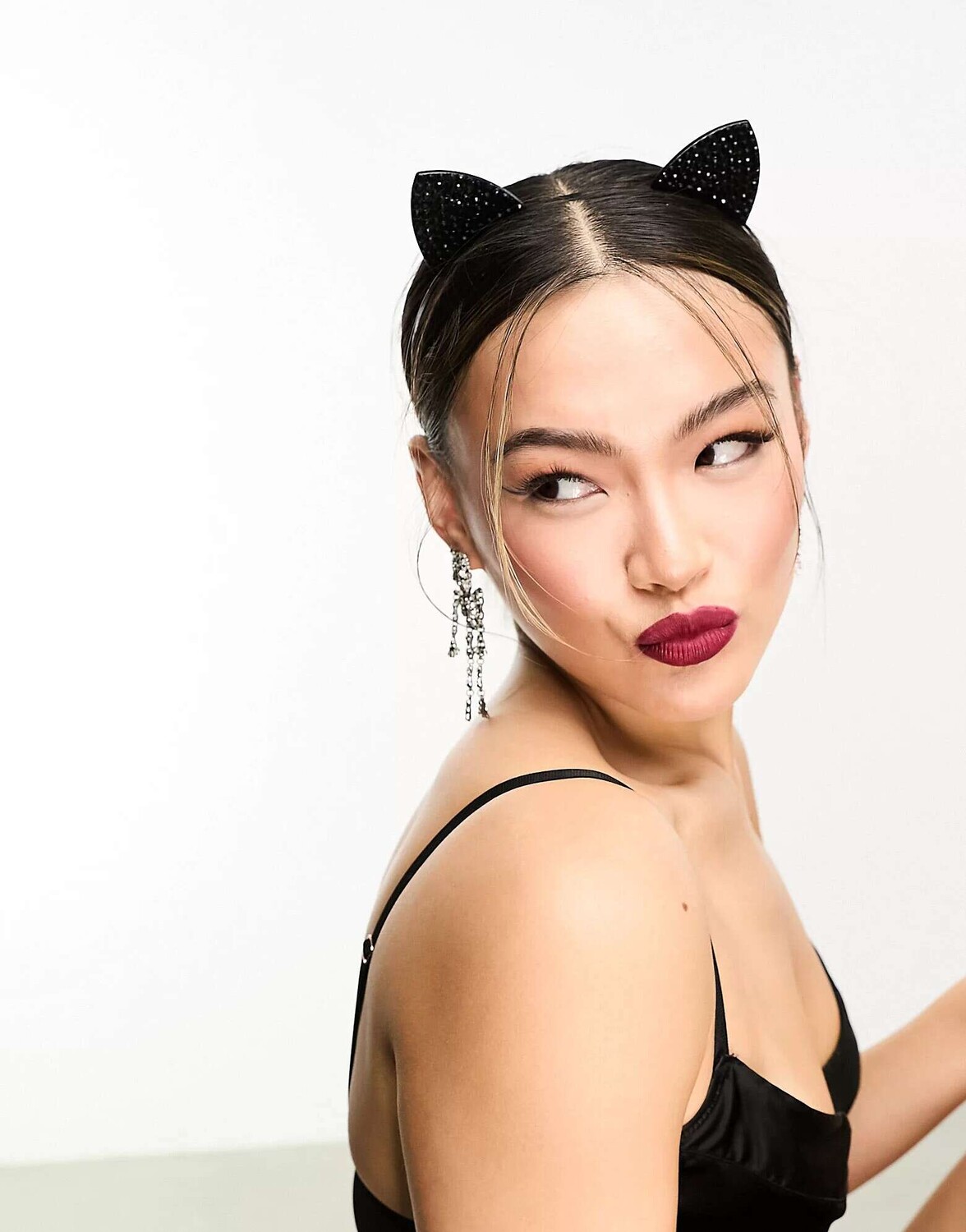 

Черный ободок на голову Ann Summers Halloween со стразами и кошачьими ушками