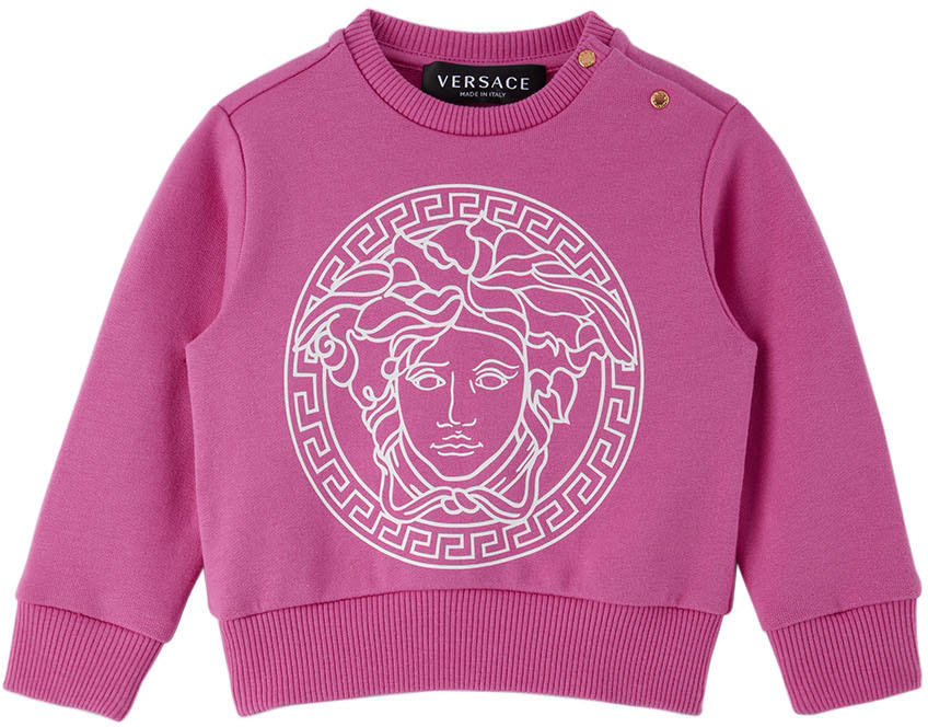 

Детский розовый свитшот Medusa Фуксия Versace