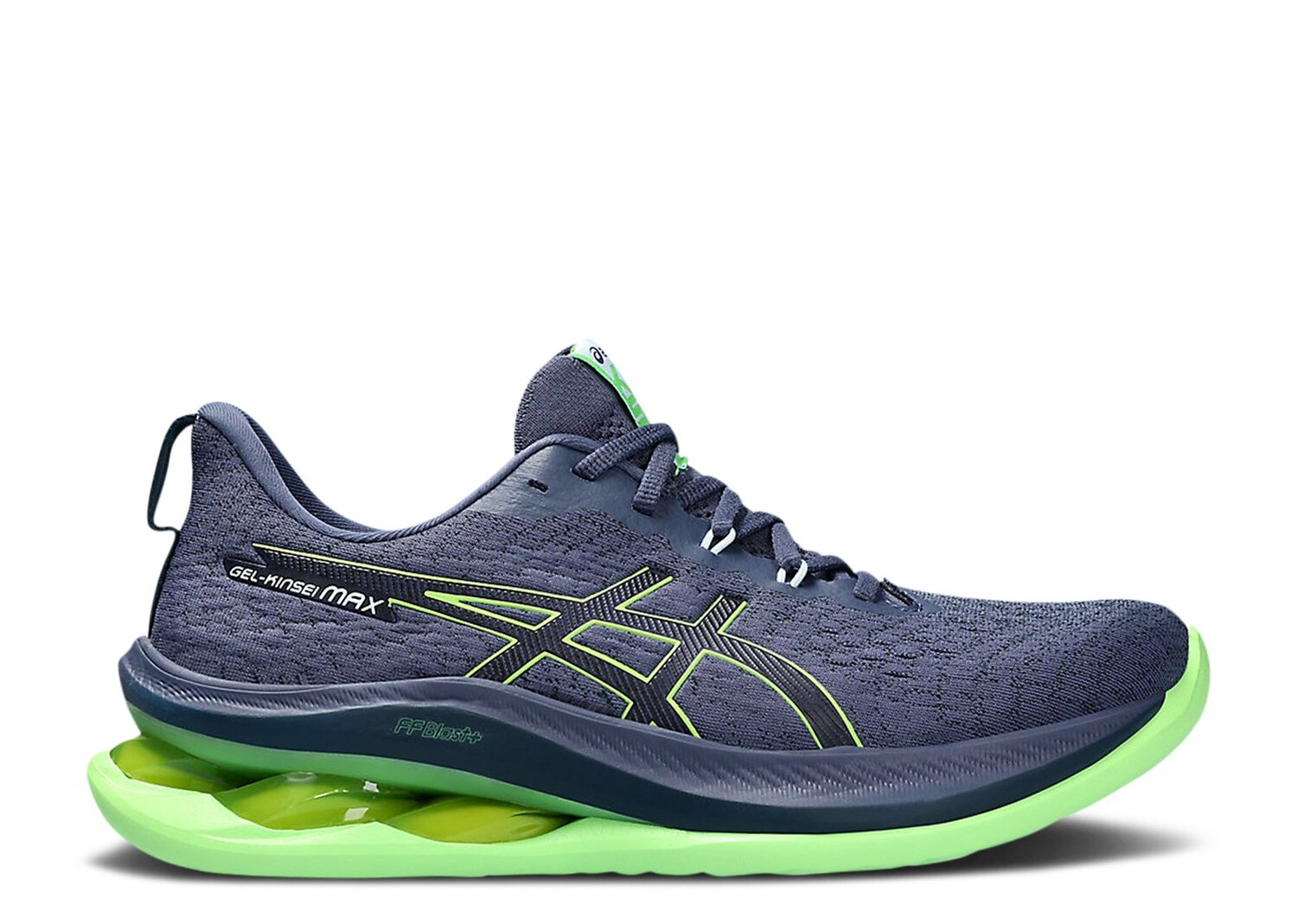 

Кроссовки ASICS Gel Kinsei Max 'Thunder Blue Electric Lime', синий, Синий;серый