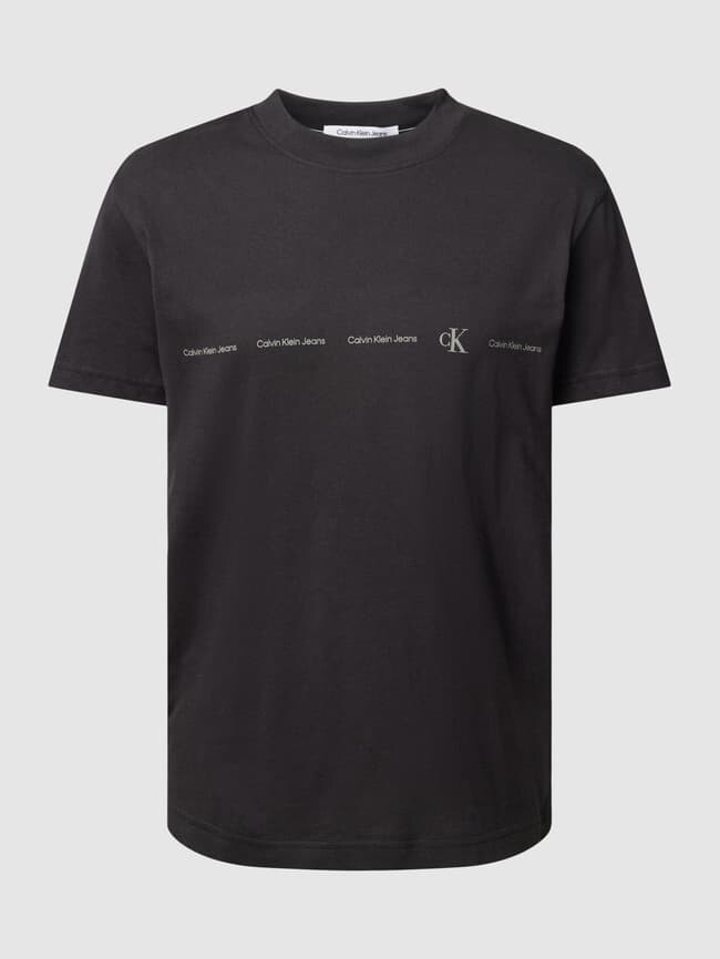 

Футболка с логотипом Calvin Klein Jeans, черный